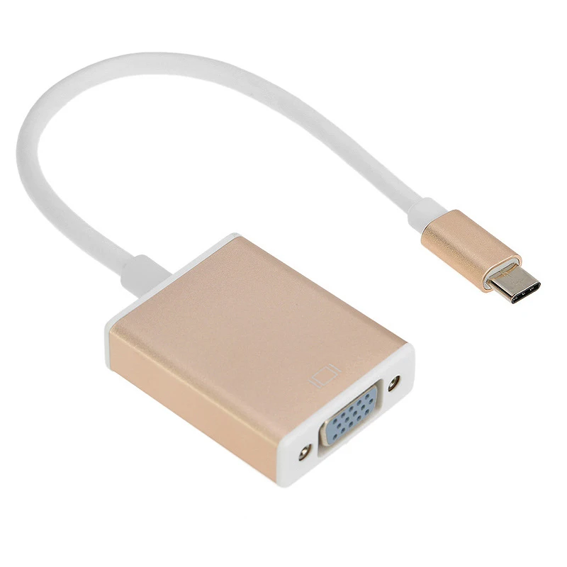 USB3.1 type C штекер для VGA Женский адаптер Plug and Play до 10 Гбит/с передача данных для нового MacBook, Surface Pro Chromebook Pixel