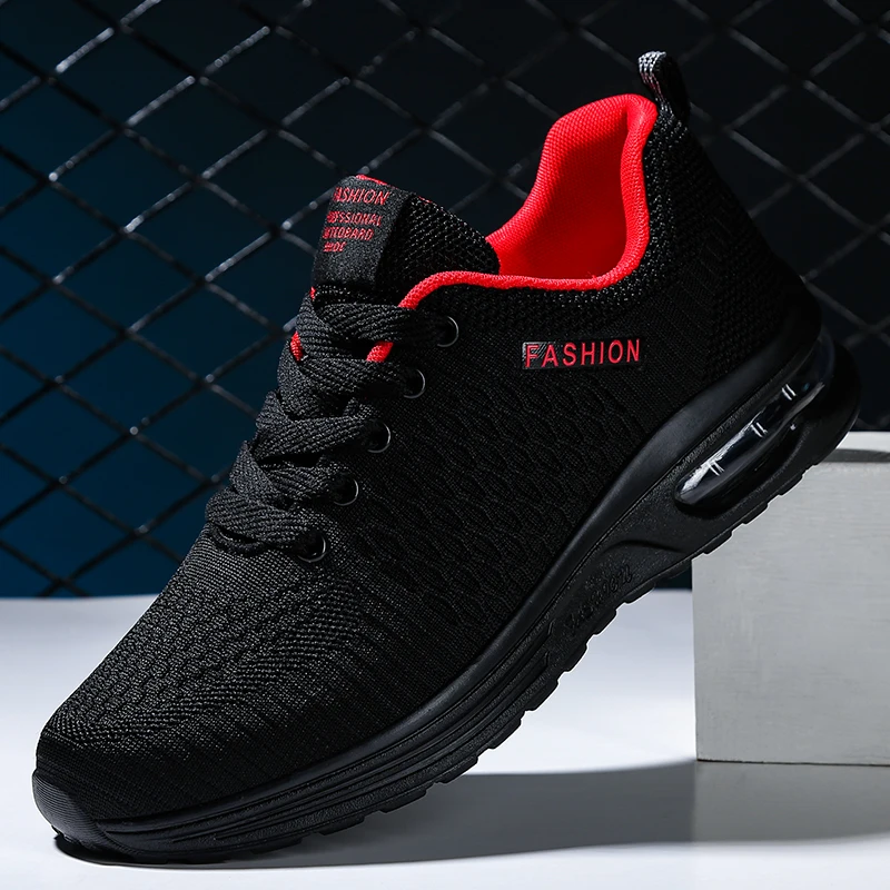 Male Sneakers Tenis Running-Shoes Men Shoe Sports Fashion Mens Breathable Adulto PU Mesh