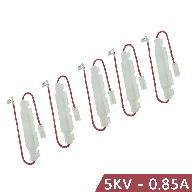 5pcs 5KV 0.85A 850mA Microwave Oven High Voltage Fuses Fuse Holder