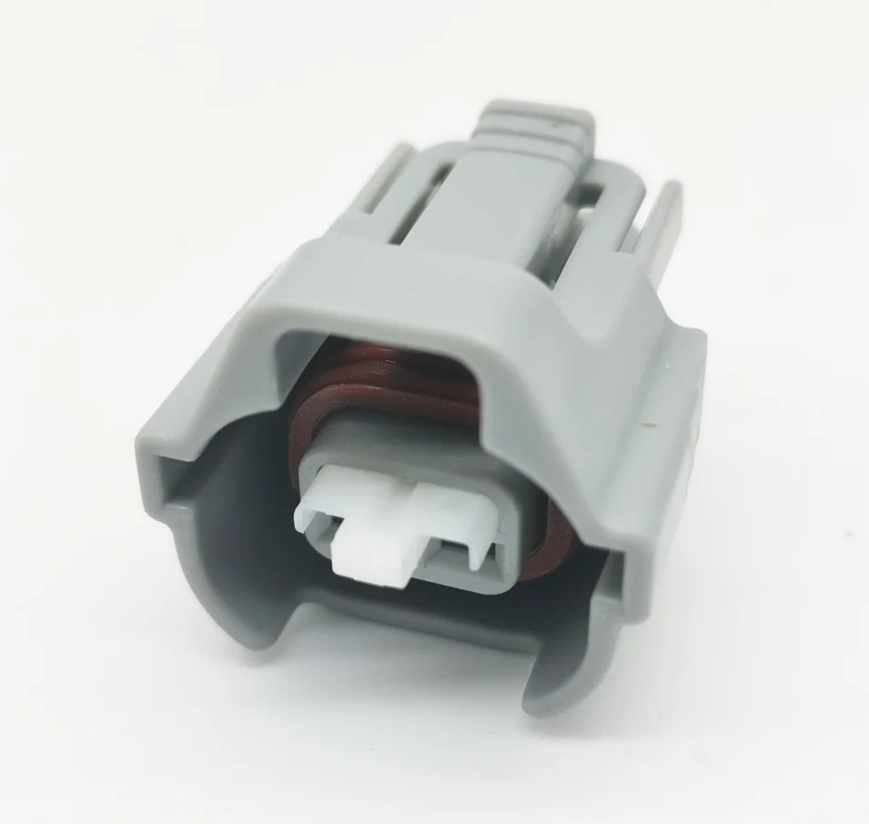connector 2 Pin способ топливный инжектор провода жгута проводов автомобильный разъем 6189-0039 - Название цвета: connector