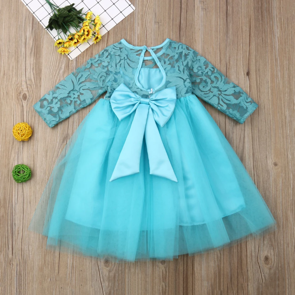 Детские Kinder blumenmyadchen Kleid бант вечерние Hochzeit Brautjungfer Abendkleider