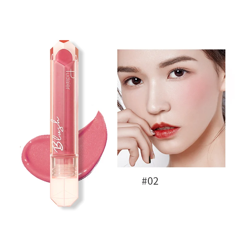 

Pudaier Soft Mist Liquid Blush Matte Moisturizer Silky Blusher Rouge Lightweight Brighten Lasting Complexion Blush Makeup TSLM1