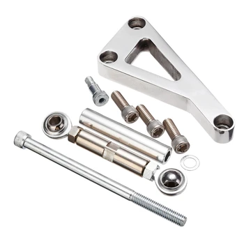 

for Chevy SBC 350 400 Aluminum Alloy Long Water Pump Alternator Generator Bracket Kit Set Mount Polished PCE232.1002