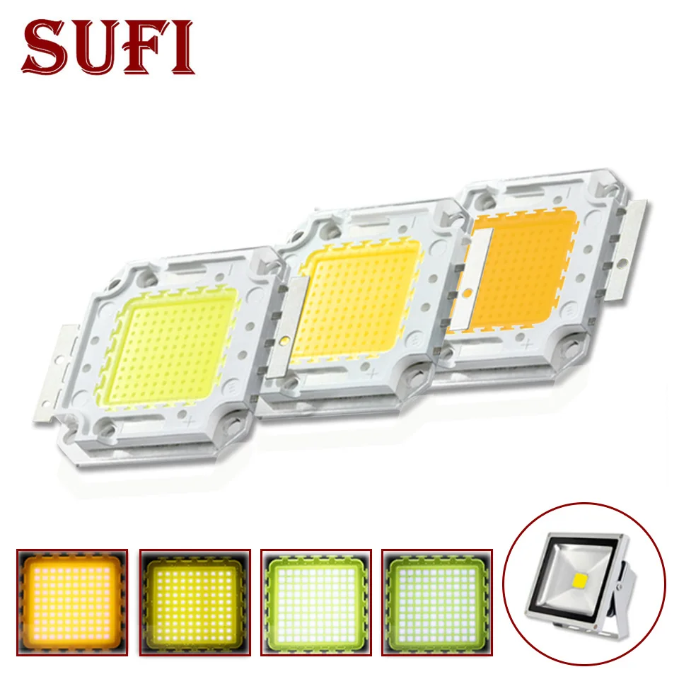 LED Chip COB DC 12v 36v 10w 100w 70/50w 20/30w Bulbi RGB SMD Luce - Foto 14
