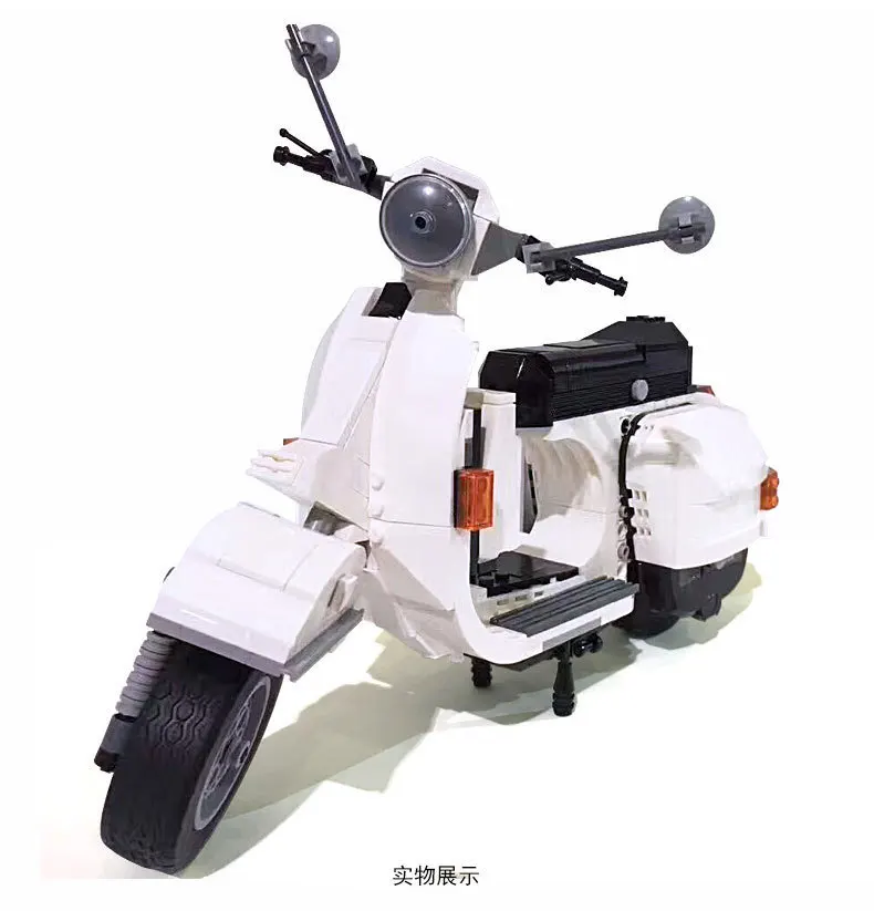 

732pcs Small Sheep Motorcycle Car Model Compatible With Legoingly Technic Series Building Blocks Brick Toys Birthday Gifts
