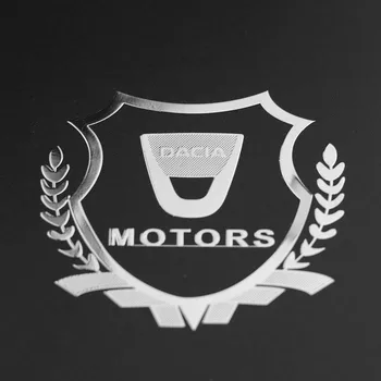 

2pcs Excellent 3D metal car sticker Emblem Badge case For Dacia Lodgy 2 Mcv Sandero Duster Logan Sandero Accessories Car Styling