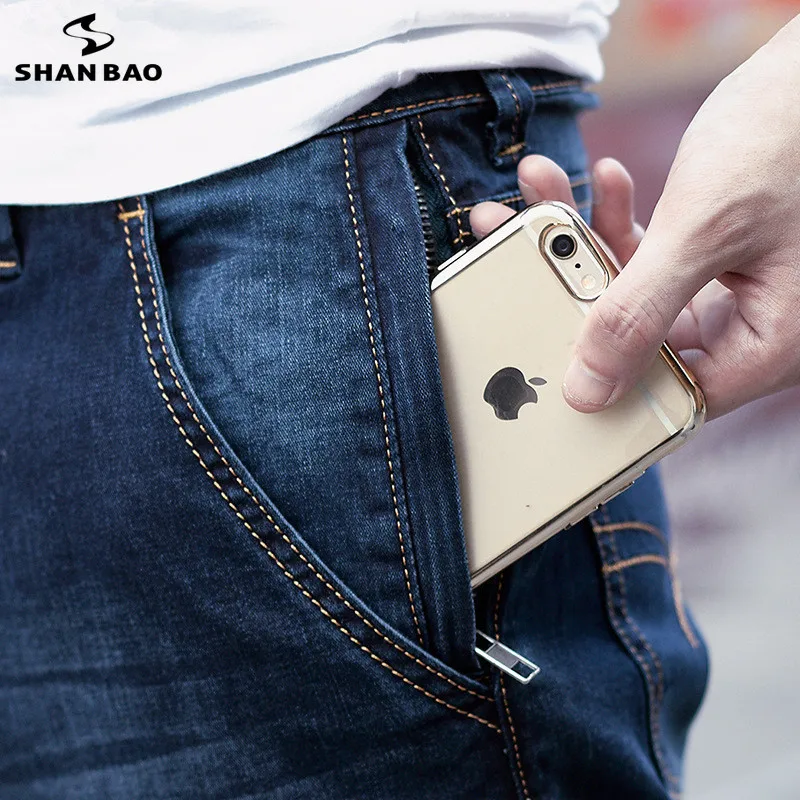 Big size 42 44 46 48 men's casual creative jeans spring brand clothing new high quality cotton straight loose youth jeans