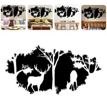 

1pc Stylish Delicate Lovely Chic Fashion PVC Sticker Bedroom Sticker for Bedroom Wall Decor