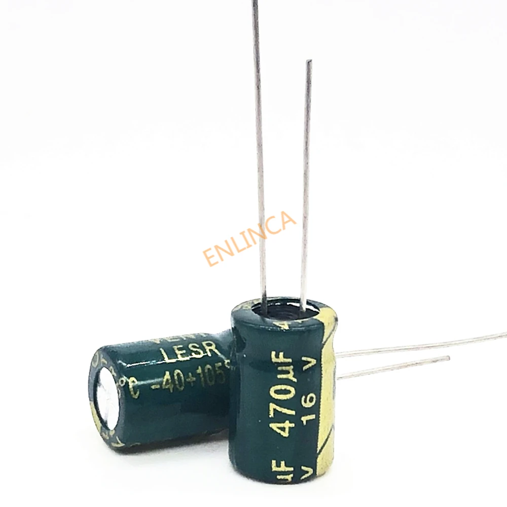 16V 470UF Aluminum Electrolytic Capacitor electrolytic capacitor aluminum capacitor aluminum electrolytic capacitor 6*12 high frequency low impedance 20%