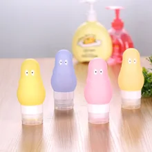 Мыло, жидкое, для путешествий, пищевого качества, силиконовые бутылки, Мультяшные шампуни, гель для душа, лосьоны, суб-розлива, пустая бутылка, милый