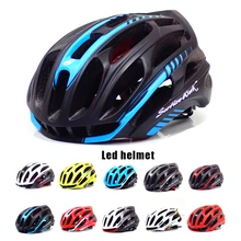 Светодиодный велосипедный шлем ультра светильник Mtb Горный шоссейный велосипед велосипедный скоростной шлем мужской женский спортивный Аэро шлем светильник