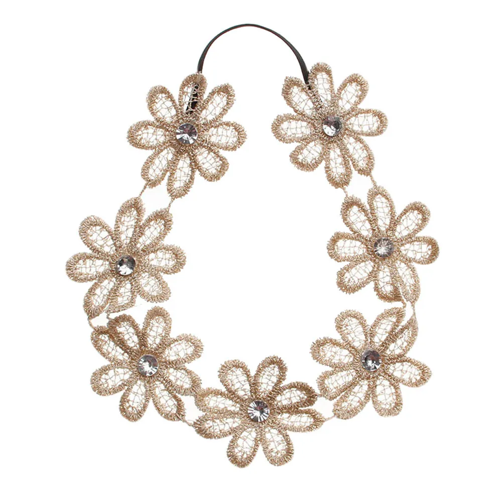 Для маленьких девочек повязка на голову с цветами для малышей детей детская