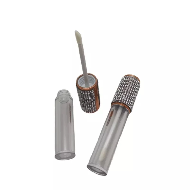 Empty Round Lip Gloss Tube High Grade Clear Plastic Containers Bottle Cosmetic Packaging Container 45pcs |