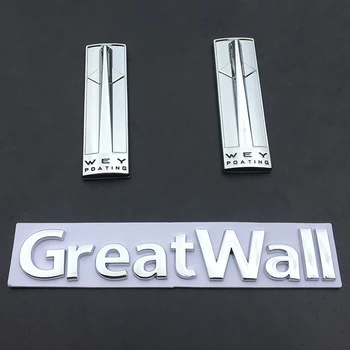

3D Metal Car Logo Tail Emblem Badge Sticker Decoration Decal For Great Wall Wey vv6 V80 C20R C30 C50 M1 M4 EV 7EV Car Sticker
