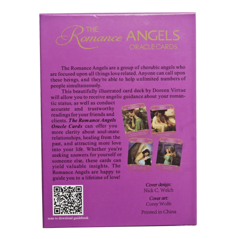 Романтика ангелы оракул английский позолоченный гадания карты семья Интерактивная настольная игра игрушки