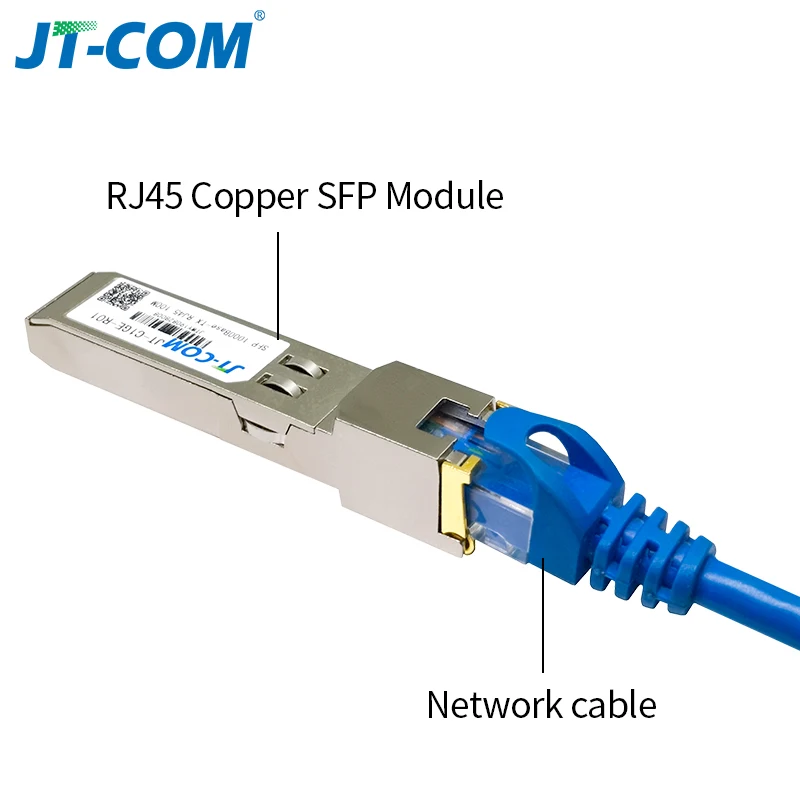 Gigabit RJ45 SFP Module 1000Mbps SFP Copper RJ45 SFP Transceiver Module Compatible with Cisco Mikrotik Gigabit 4