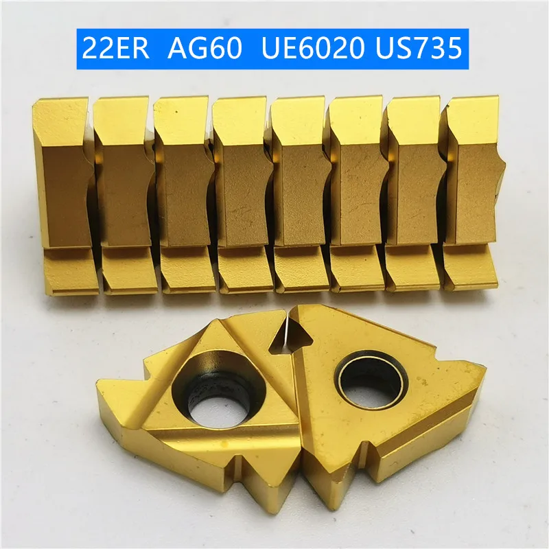 22ER 22IR AG60 UE6020 US735 Карбид Резьбонарезной инструмент токарный станок с ЧПУ инструмент для резки и шлифования