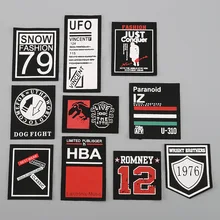 Модная одежда с нашивками красочные декоративные аксессуары значок этикетка