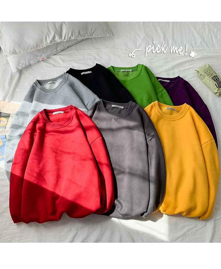 Liketkit, повседневные толстовки, мужские толстовки,, мужские одноцветные флисовые пуловеры больших размеров, уличная одежда для мужчин, зимние пары, базовые толстовки