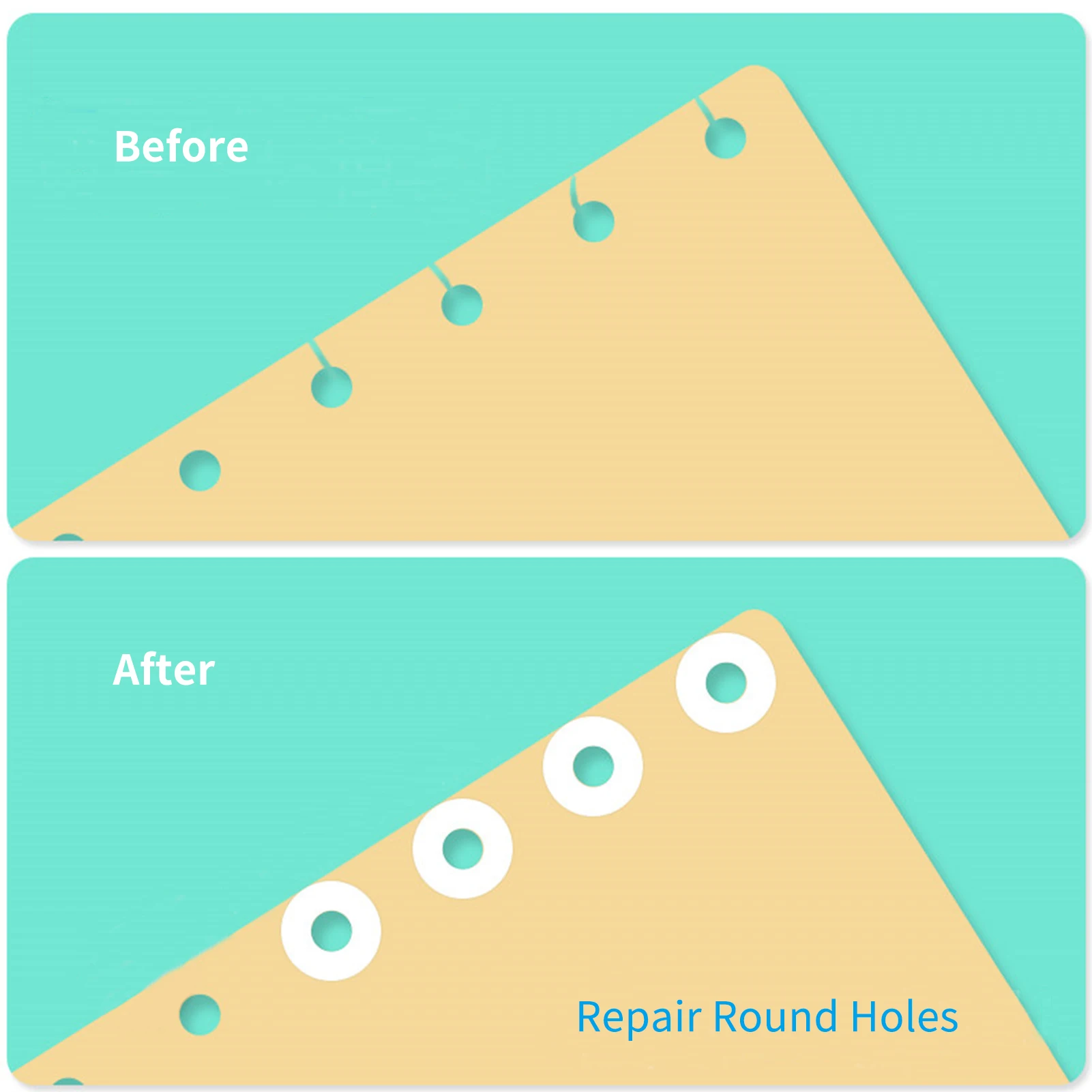 Record Guard Hole Punch Reinforcements, Side Hole, 1 Box