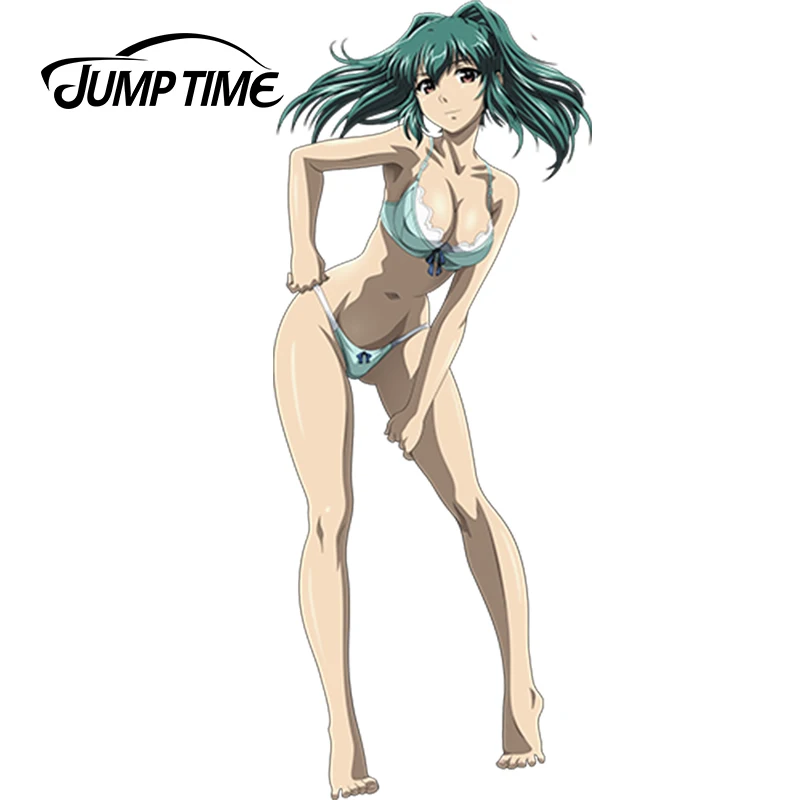 

JumpTime 13cm x 5.2cm Anime Cassie Lockheart Girls Cartoon Beauty Freezing Sports Rally Car Stickers Decal