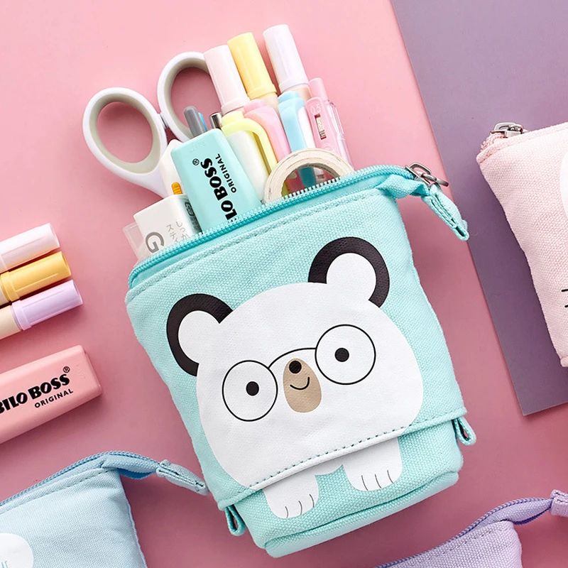 Angoo – Jolie Trousse À Crayons En Toile Pour Filles, Macaron, Boîte À  Crayons Multicouche, Pochette D'école, Kawaii, Trousse À Crayons, Sac De  Rangement De Papeterie - Boîtes À Crayon - AliExpress