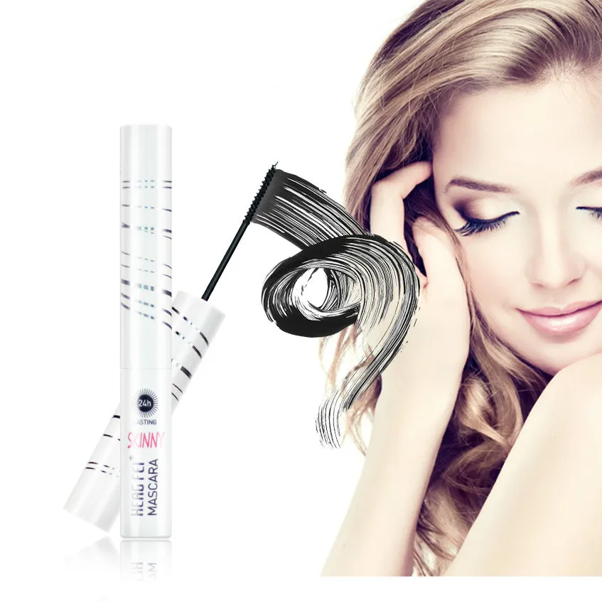 

Hengfei Slim 4d Fiber Lash Mascara Waterproof Black Silk Eyelashes Mascara Lengthening Curling Volume 3d Eyebrow Mascara