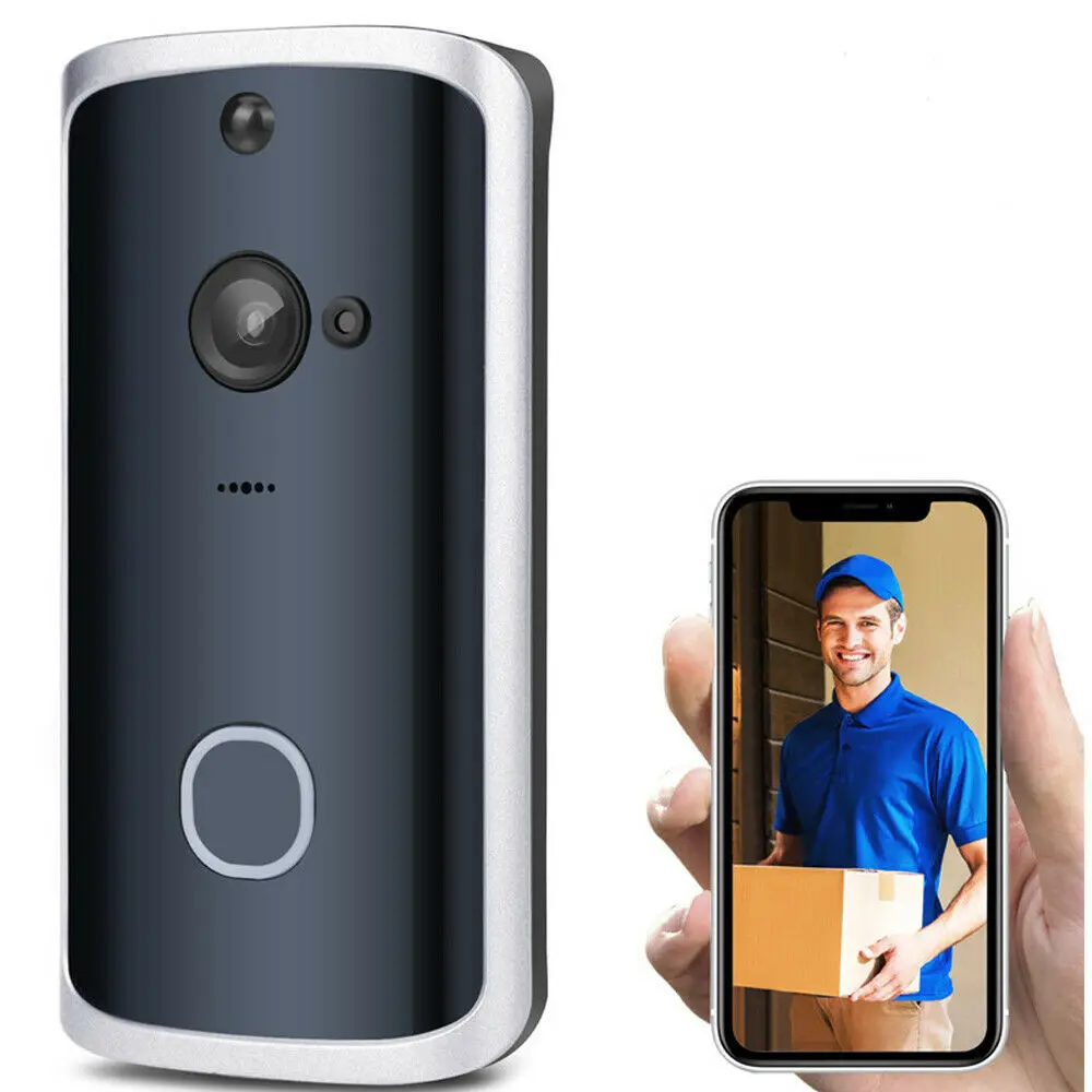 Беспроводной видеодомофон двухсторонний дверной звонок с Wi Fi беспроводной