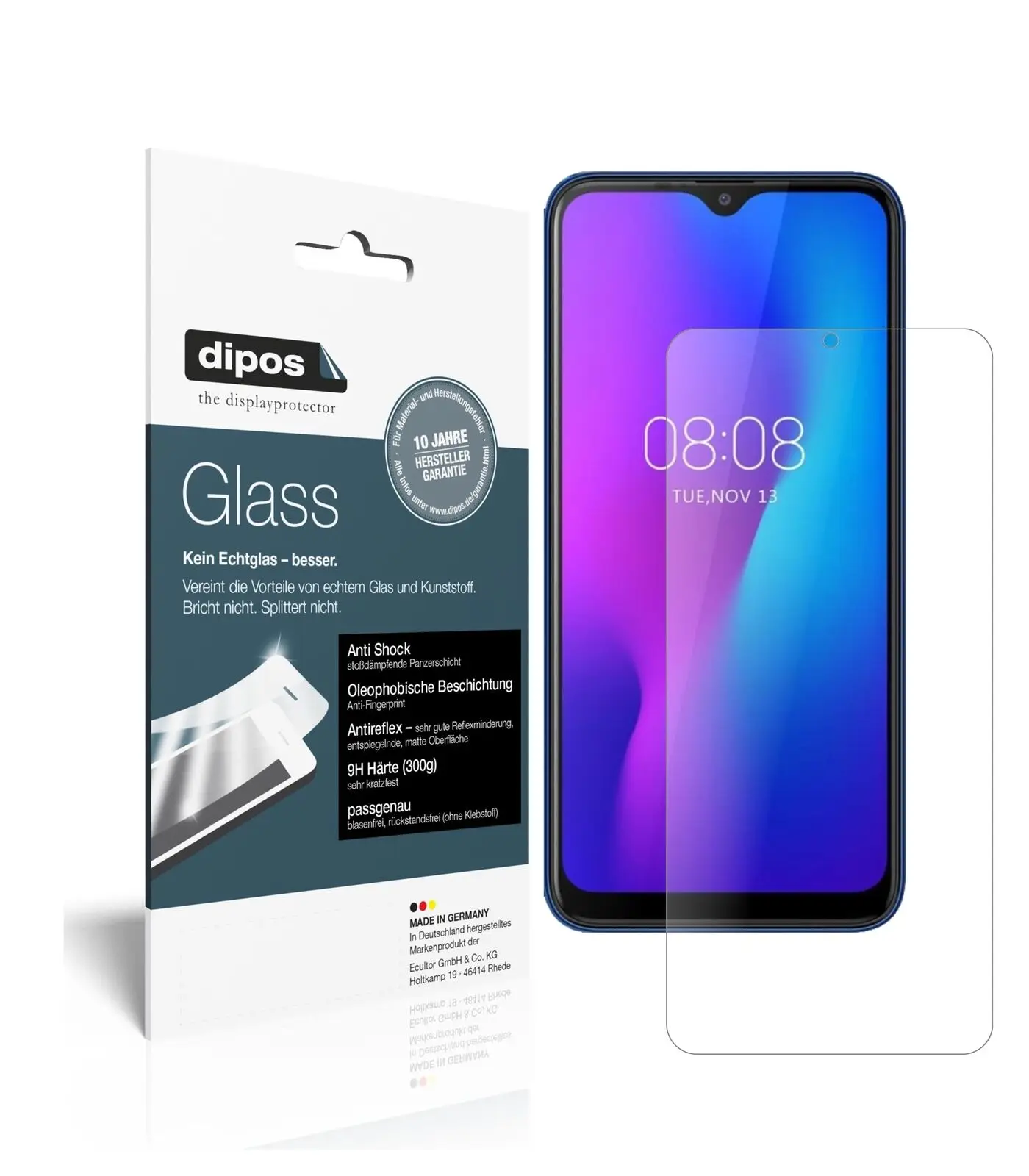 Tempered glass For Ulefone Power 6 explosion-proof mobile phone screen protective film cover 6.0&quot | Мобильные телефоны и