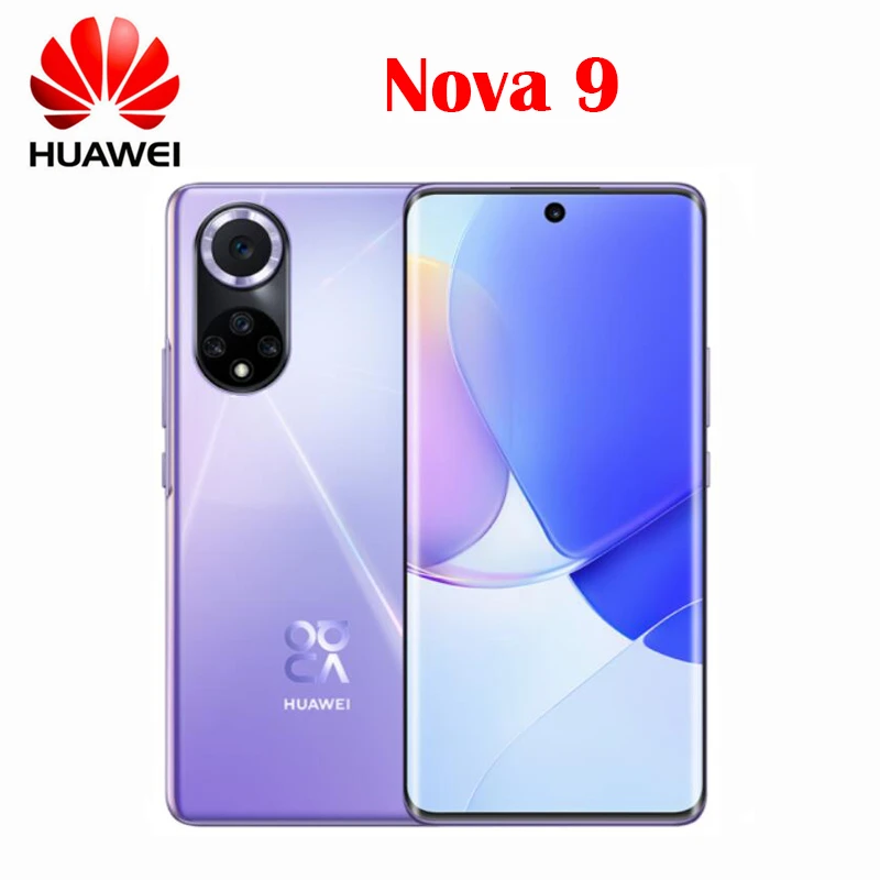 huawei 5g cell phone Official Original Huawei Nova 9 Cell Phone 6.57inch 120Hz OLED Snapdragon778G HarmonyOS 2.0 4300Mah 66W Super Charge 50MP NFC huawei cell phone new model