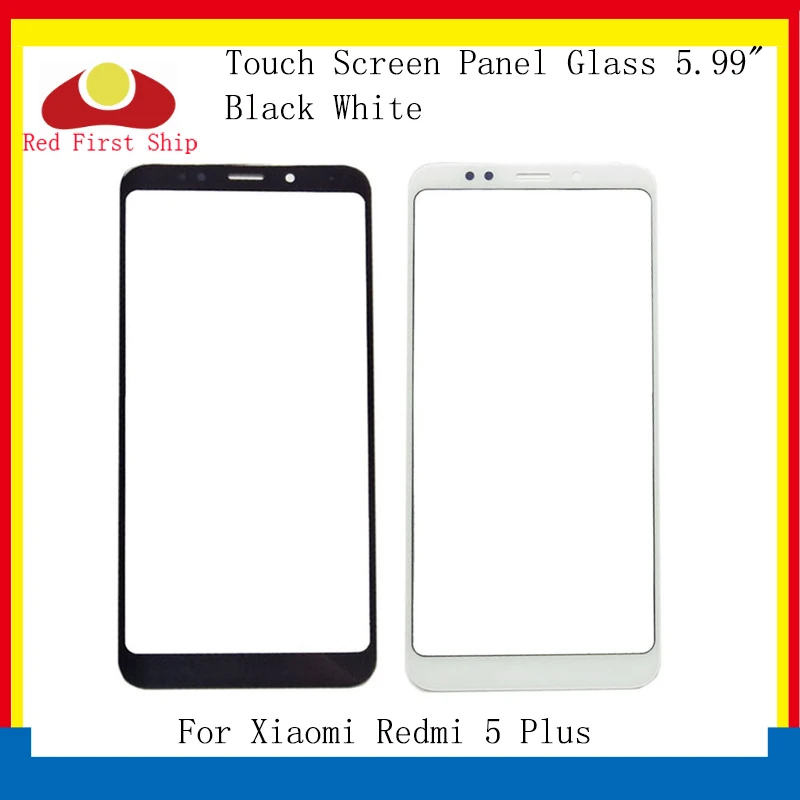 Сенсорная панель для Xiaomi Redmi 5 Plus 10 шт./лот фронтальная внешняя ЖК-стекло объектив