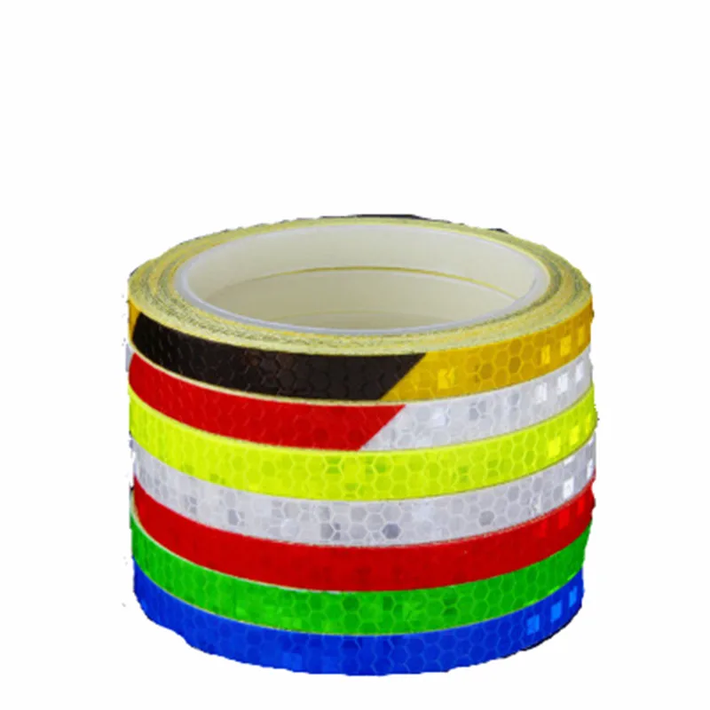 Reflective fluorescent mountain bike bicycle bicycle riding mountain bike reflective stickers tape bicycle stickers bicycle acce