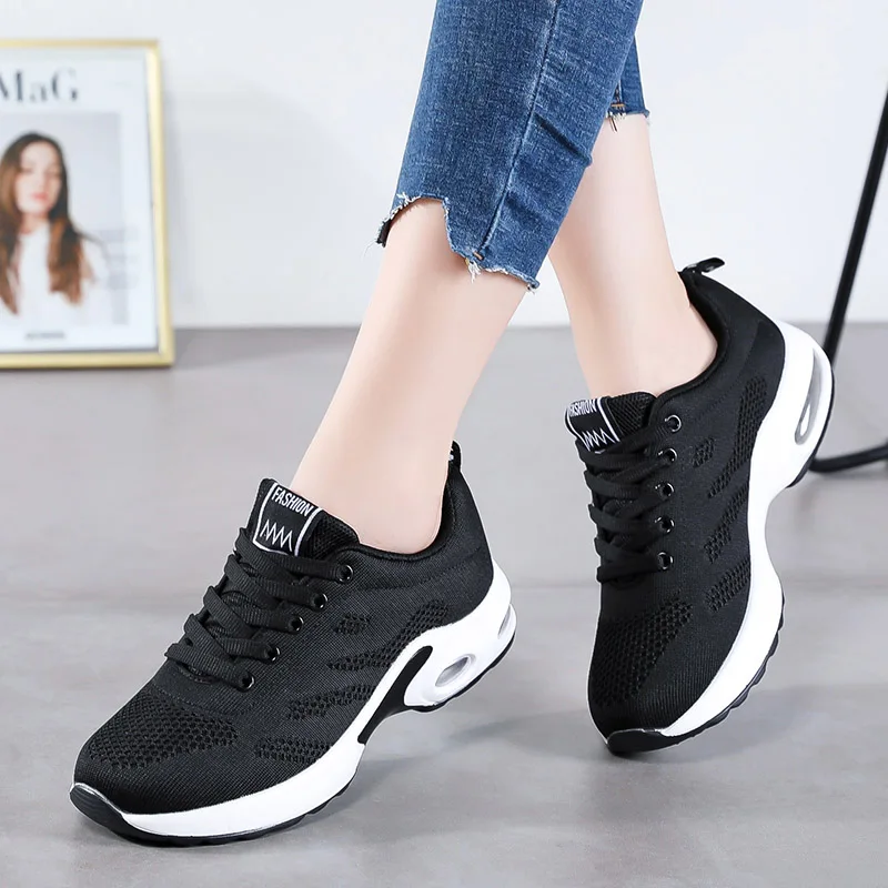 2021 Fashion Women Sneakers Casual Shoes Ladies Trainers White Platform  Sneaker Woman Baskets Femme Dames Black Deportivas Mujer - Women's  Vulcanize Shoes - AliExpress