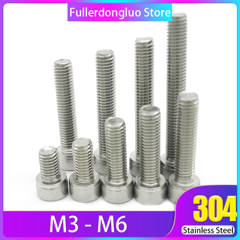 HEAVY DUTY M3 M4 M5 SOCKET BUTTON SCREWS Hex Dome Head A2 Stainless Steel Bolts