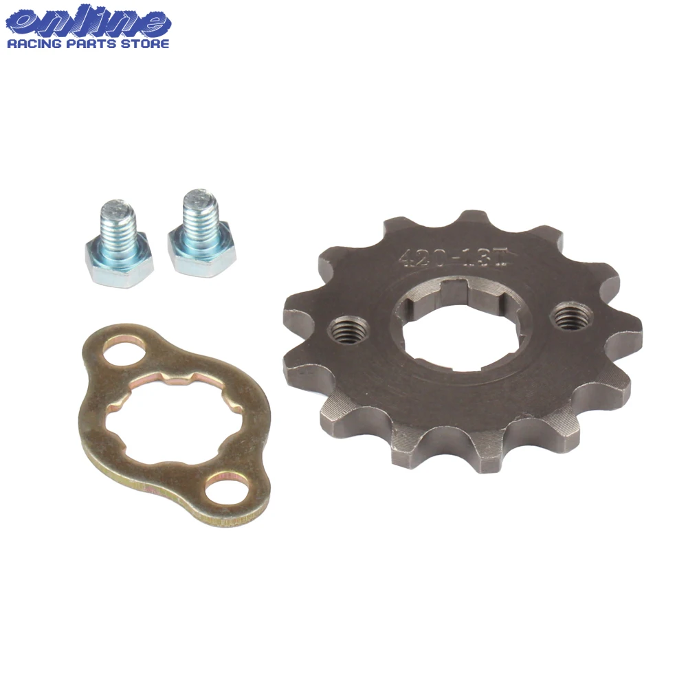 420# 17mm 10 11 12 13 14 15 16 17 18 19 Teeth Front Engine Sprocket For Z50 CRF50 Dirt Pit Bike Monkey ATV Quad Motorcyle Chain