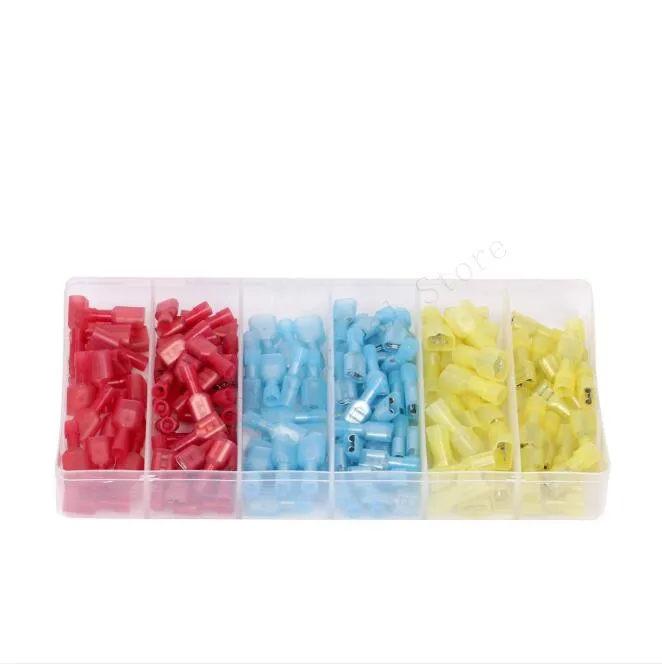 

160pcs box nylon terminal nylon terminal combination nylon plug-in set