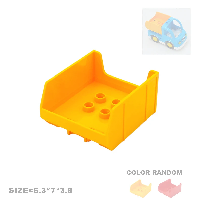 thumbnail image 1 of Bloques de construcción de gran tamaño creativos, accesorios mecánicos, gancho, escalera, ladrillos compatibles, juguetes para niños, 1 of 5