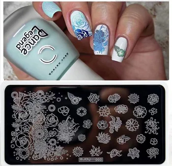 

10Pc 6*12cm High Quality NEW ZJOYNail Art Image Plate Nail Template Nail Beauty Stamper Nail Disk,Design Nail Stamping ZJOY11-20