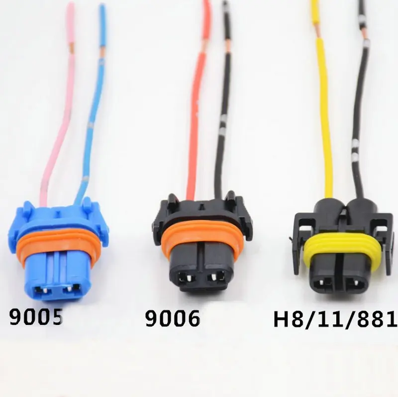 

Apply to Automotive fog lamp plug Nine thousand and five HB3 Nine thousand and six H8 H11 Headlight bulb base Socket Plug