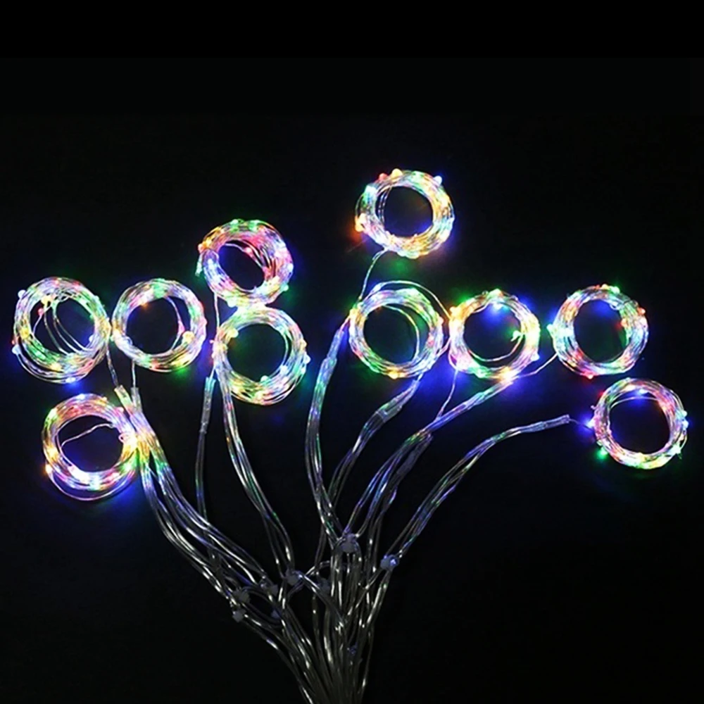 Fairy String Curtain Landscape Lamp Yard Garden Fairy String Light Durable 300LED LED Lights Festival Fairy Light Parties