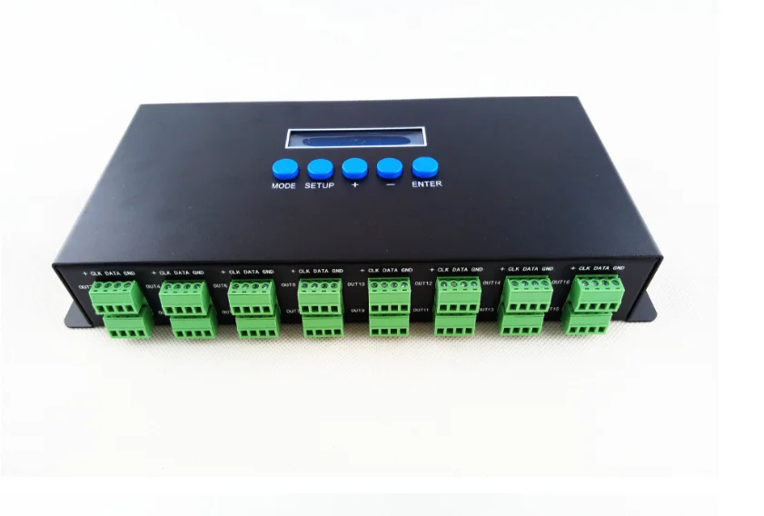 BC-216 DC5V-24V Artnet Eternet к SPI/DMX pixel Светодиодный светильник контроллер выходной ток 4 канала 7Ax4CH/16 каналов 3Ax16CH - Цвет: BC-216
