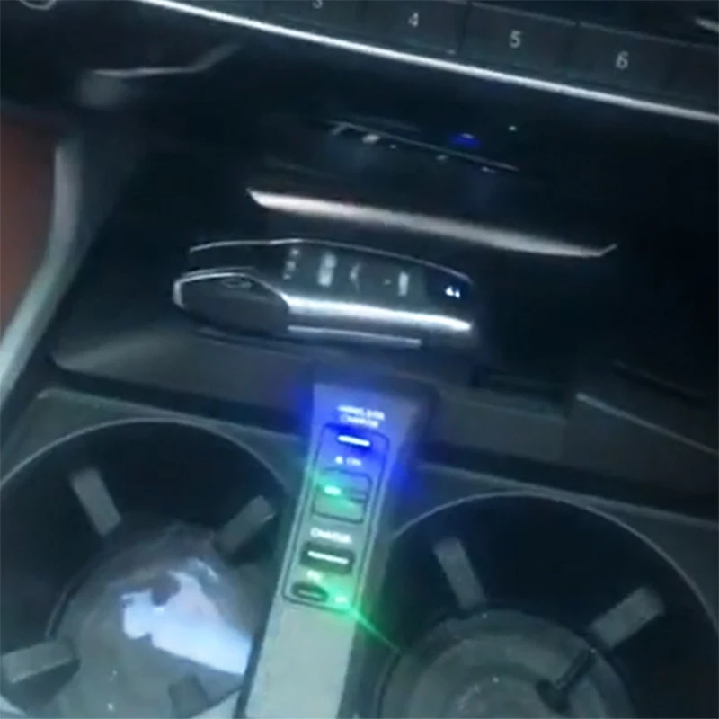 Car QI wireless charger for BMW X5 F15 X6 F16 X5M F85 X6M F86 2014-2018  wireless phone charger charging phone holder accessories