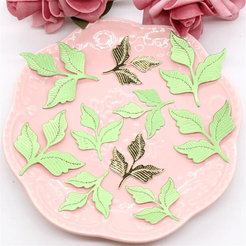 VUAWRTG Leafs Metal Cutting Dies for DIY Scrapbooking/Card Making/Kids Fun Decoration Supplies | Дом и сад