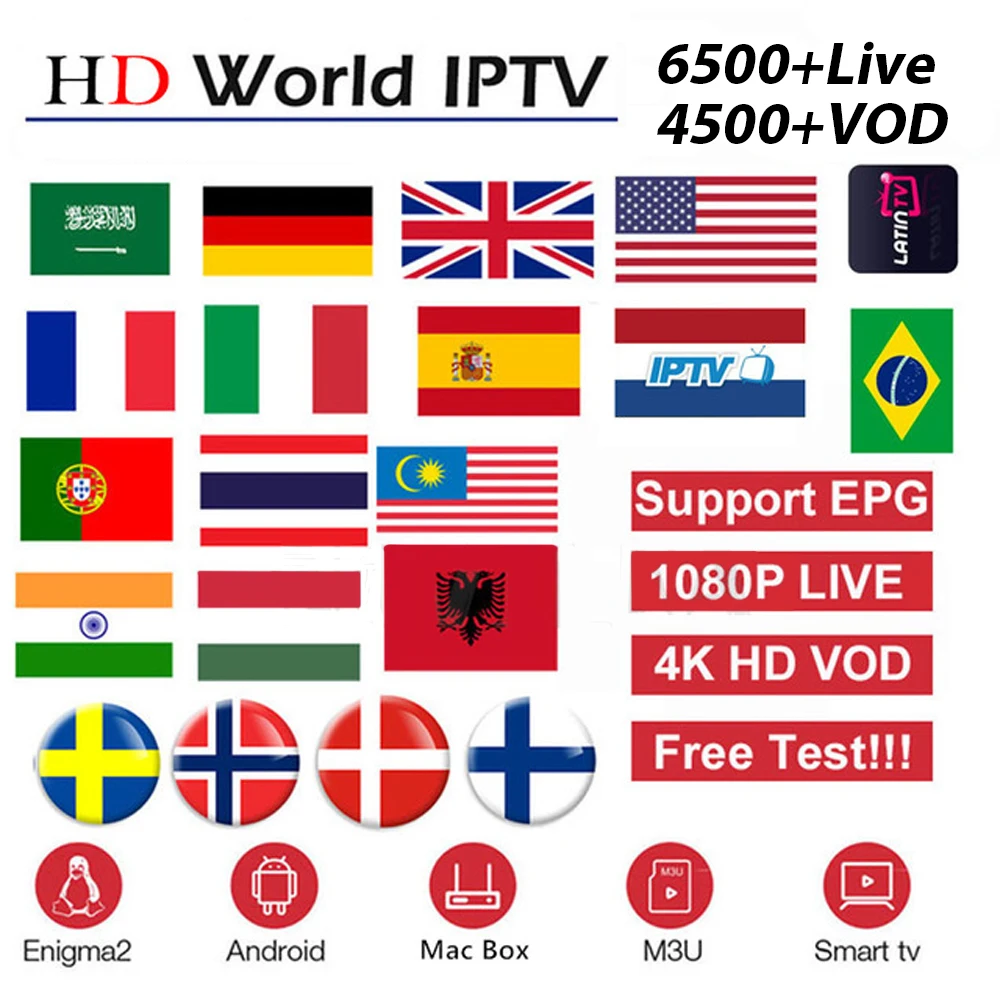 Only 1 Year IPTV GTmedia IP tv Box 1 год 9000+ Live Европа IP tv французская Испания голландская Арабская Португалия Великобритания IPTV подписка для android tv box smart tv - Цвет: Only 1 Year IPTV