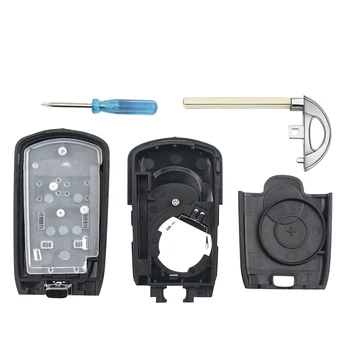 Chiave telecomando per Chevrolet Cruze Epica Lova Camaro Impala per Opel Insignia Astra J Zafira - KEYYOU Keyless go 3 pulsanti portachiavi auto modificata per Chevrolet Cruze Epica Lova Camaro Impala