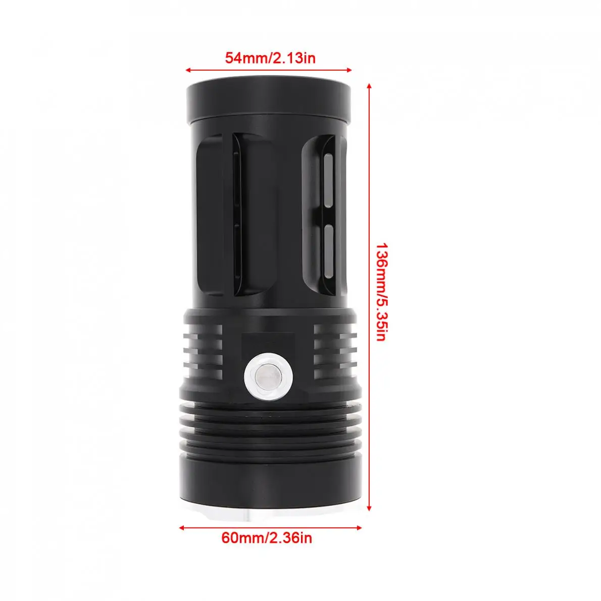 1500LM 5 x XML T6 LED Waterproof Outdoor 3-Mode Flashlight Torch Lamp for Camping