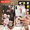 Vintage Flower Wrist Strap Phone Holder Case for Redmi Note 9 Pro 9S 5 5A 7 8Pro Rose Cover for Xiaomi Mi 9T 8 9 Lite 5X 6X A1 2 ► Photo 1/6