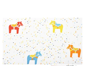

Newborn Baby Fitted Crib Sheets Cartoon Cute Trojan Horse Print Bed Sheet Baby Bed Mattress Covers for Unisex Baby Boys Girls