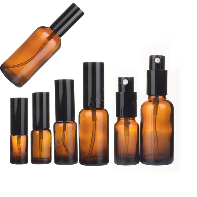 Portable 5ml/10ml/15ml/ 20ml/30ml/50ml/100ml Refillable Press Pump Glass Spray Bottles Perfum Emulsion Bottle | Красота и здоровье