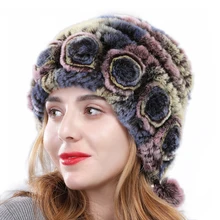 Новое поступление, женская шапка с наушниками из натурального меха, женские шапки из натурального меха кролика Рекс, шапка, русская зимняя теплая шапка из натурального меха